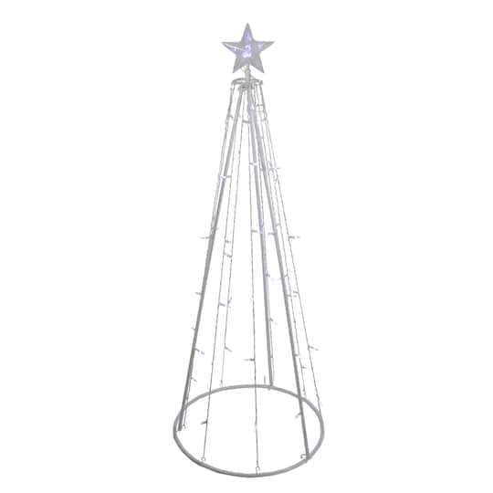5ft. LED Lighted Cone Tree Christmas Decoration